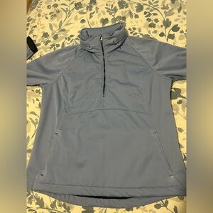 ZERO RESTRICTIONS Womens Qtr Zip Hooded Rain/Cold Pullover